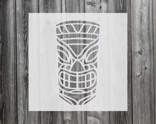 Tiki Stencil-Mylar Stencil, Reusable Stencil For Painting, 535