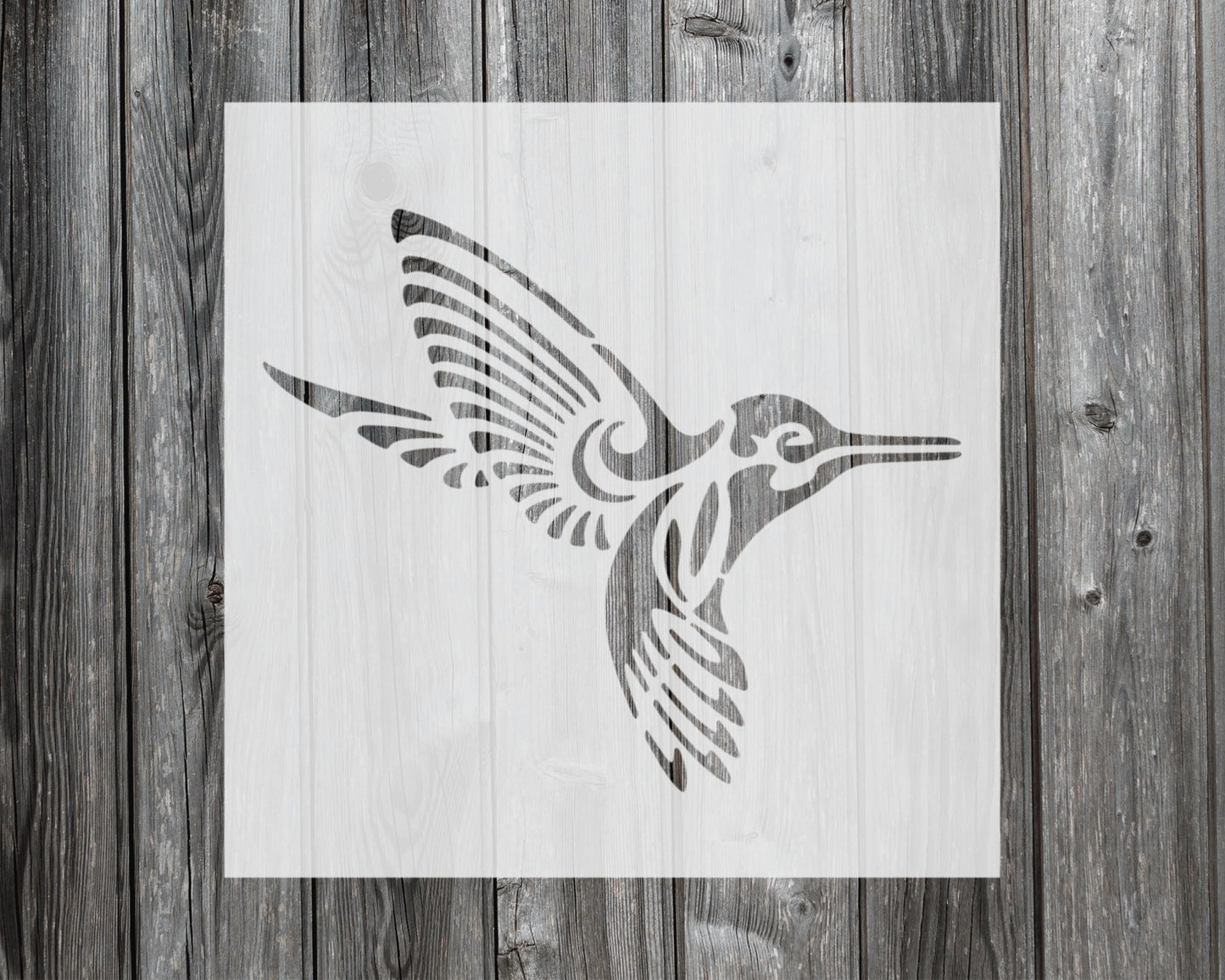 Hummingbird Stencil, Reusable Stencil For Painting, 780