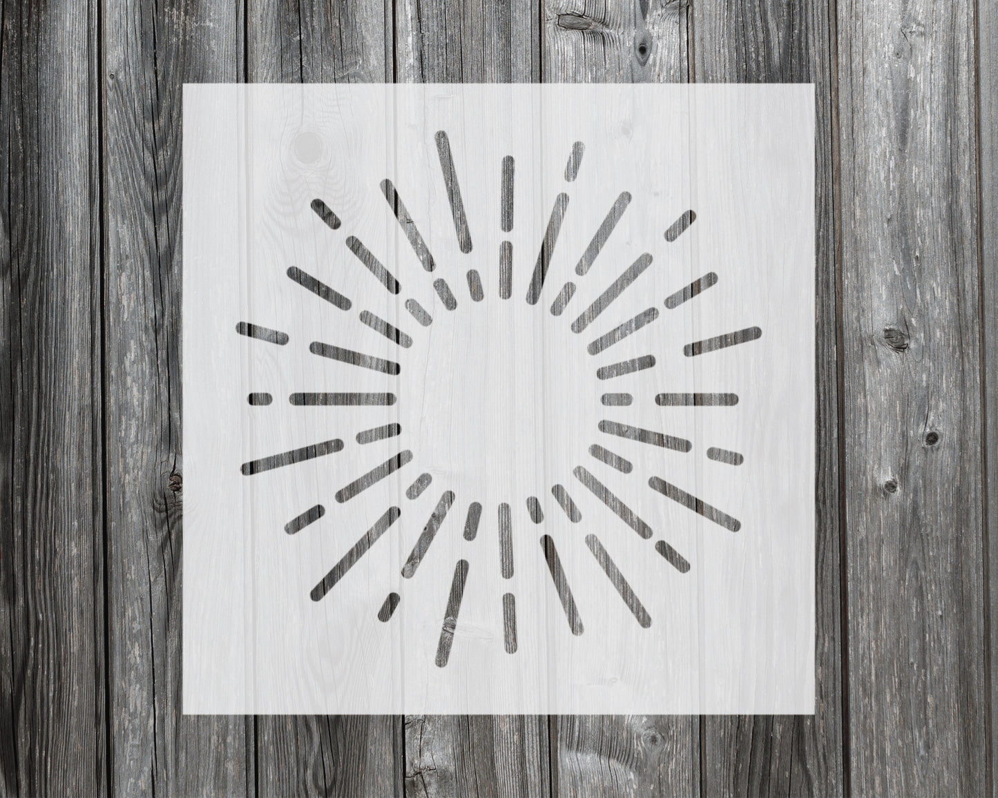 Sun Stencil, Reusable Stencil For Painting, 1051