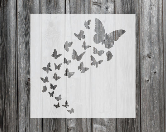 Butterflies Stencil, Reusable Stencil For Painting, 414