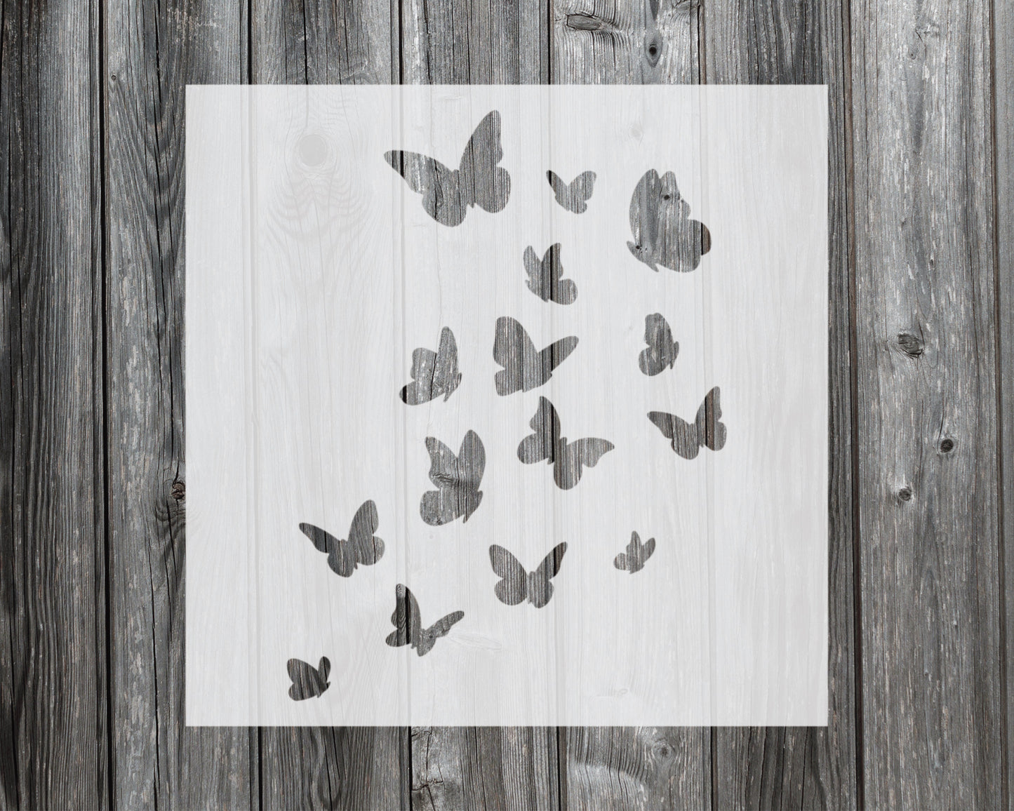 Butterflies Stencil, Reusable Stencil For Painting, 490