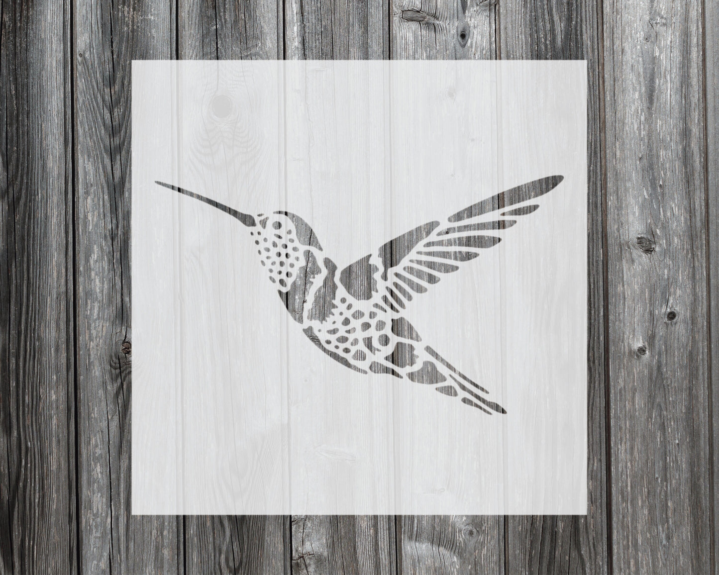 Hummingbird Stencil, Reusable Stencil For Painting, 760