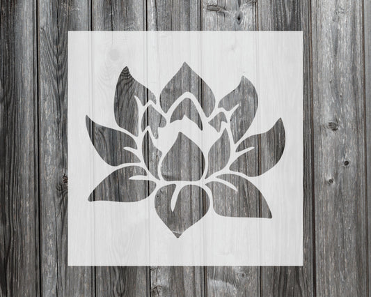 Lotus Stencil, Reusable Stencil For Painting, 579