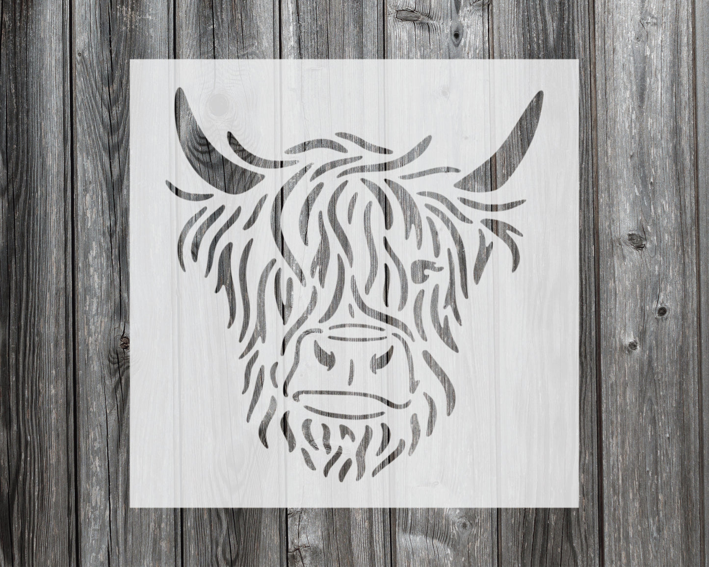 Cow Stencil, Reusable Stencil For Painting, 816