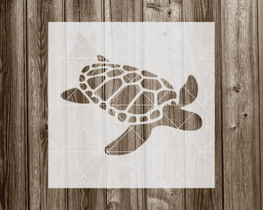 Turtle Stencil, Reusable Mylar Craft Stencil, 1075