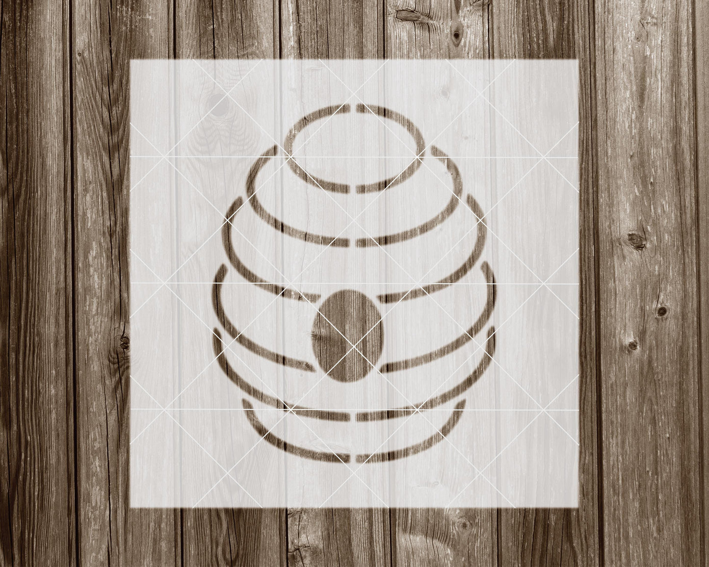 Bee Hive Stencil, Reusable Stencil For Painting, 1064