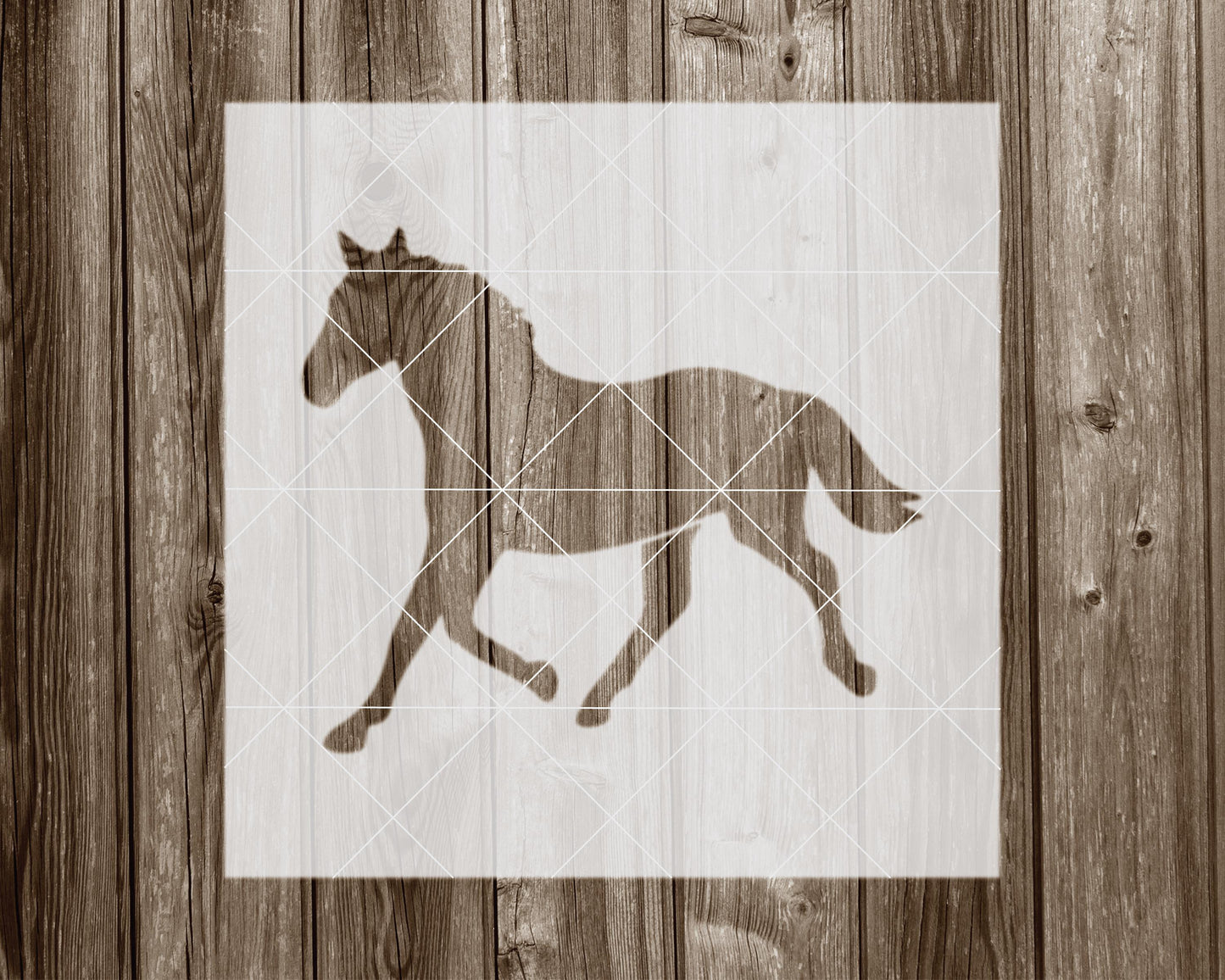 Horse Stencil, Reusable Stencil For Painting, 1065