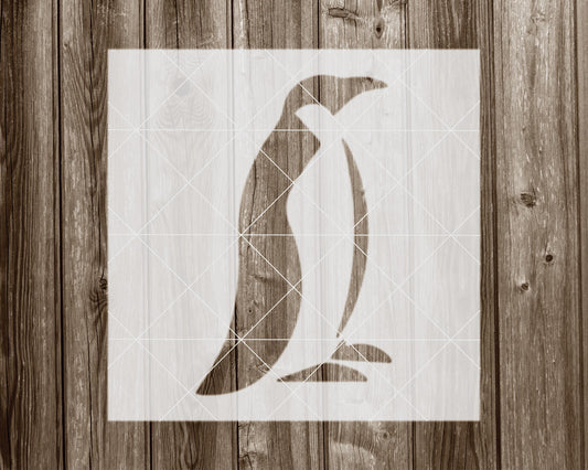 Penguin Stencil, Reusable Stencil For Painting, 1081