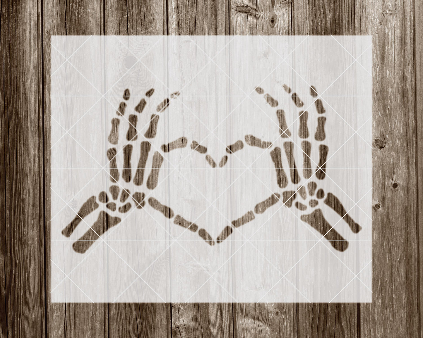 Heart Hands Stencil, Reusable Stencil For Painting, 1094