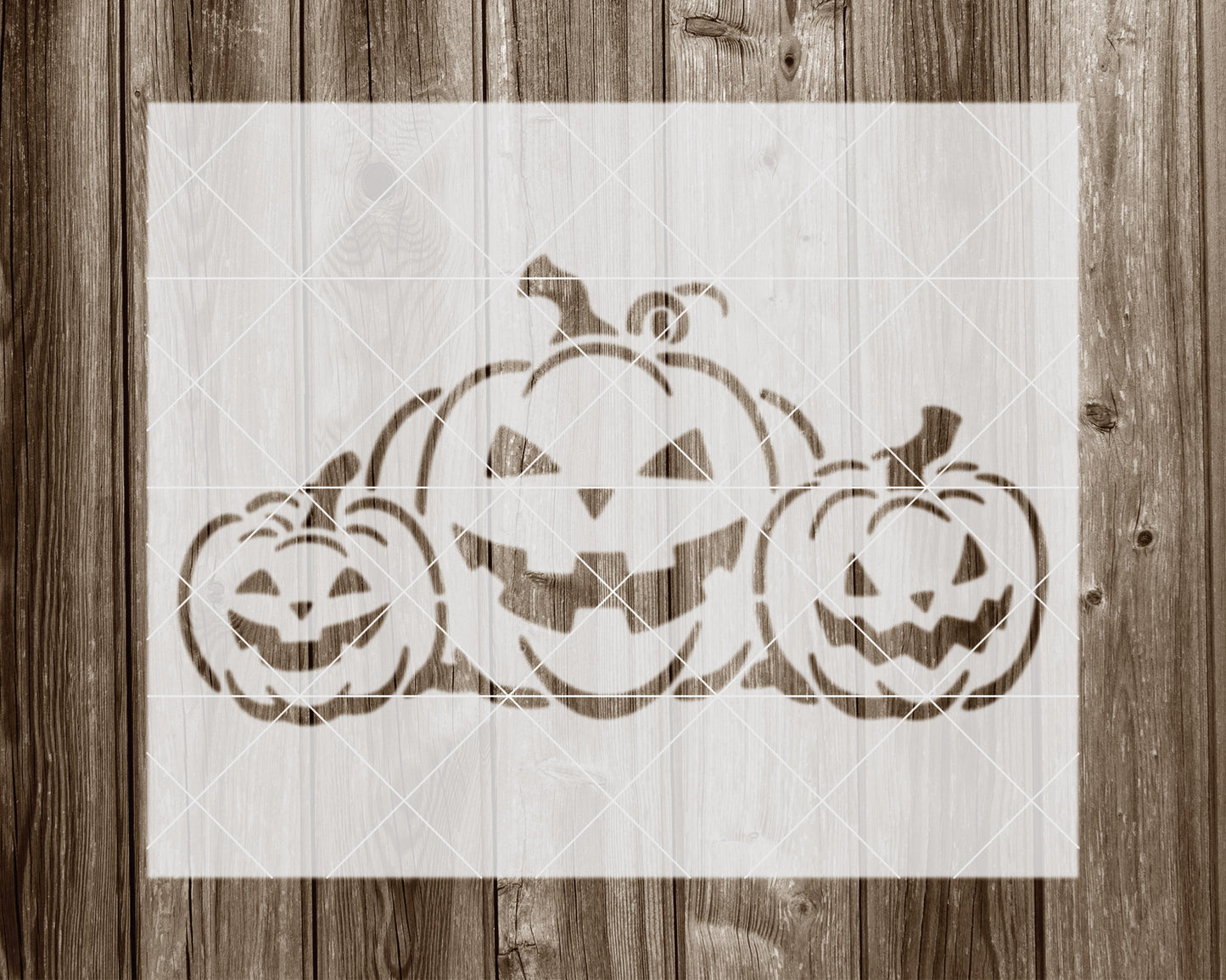 Jack O Lanterns Stencil, Reusable Stencil For Painting, 2003