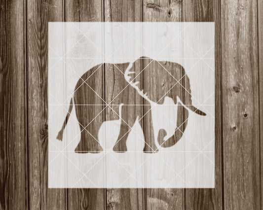 Elephant Stencil, Reusable Stencil For Painting, 2030