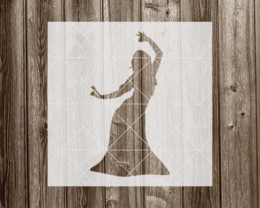 Dancer Stencil, Reusable Stencil For Painting, 2038