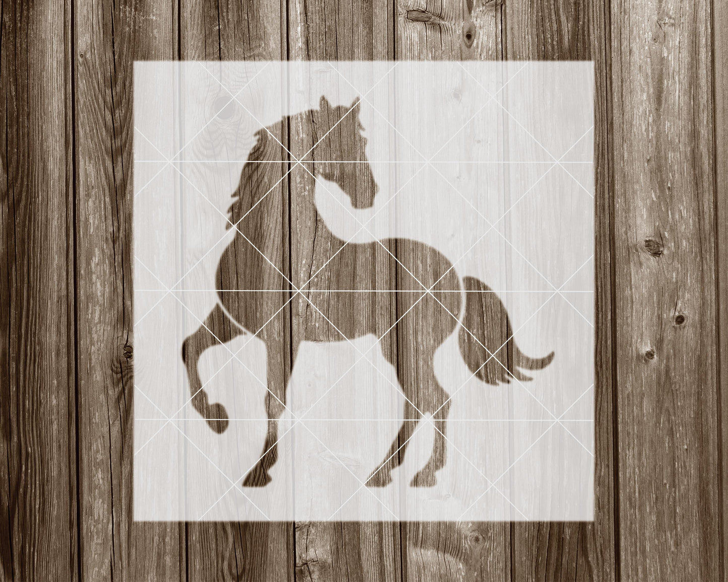 Horse Stencil, Reusable Stencil For Painting, 2027