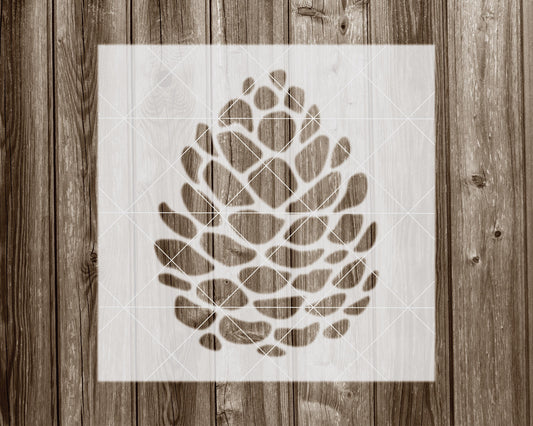 Pine Cone Stencil, Reusable Stencil For Painting, 2055