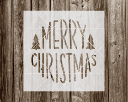 Merry Christmas Stencil, Reusable Stencil For Painting, 2071