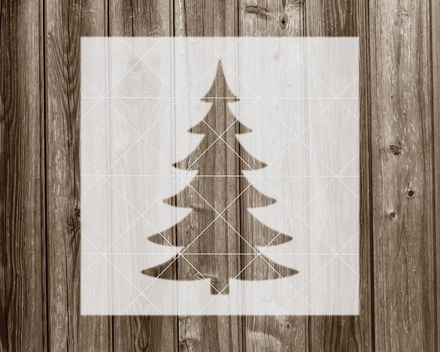 Christmas Tree Stencil, Reusable Stencil For Painting, 2072